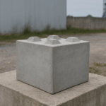 Petroblok - betonový legoblok o rozměru 600x600x600 mm