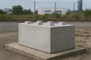 Betonový blok - Petroblok - 900x600x600 mm